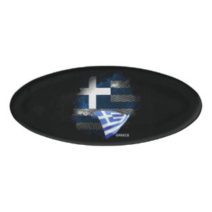 Badge D'identification Drapeau de la Grèce