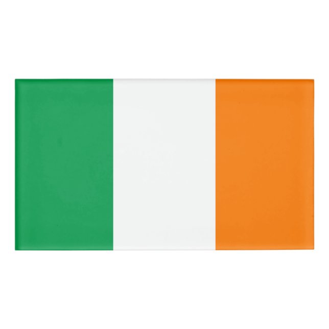 Badge D'identification Drapeau de l'Irlande (Devant)