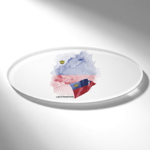 Badge D'identification drapeau du Liechtenstein