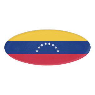 Badge D'identification Drapeau du Venezuela