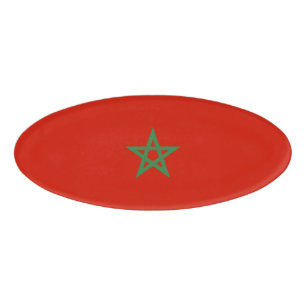 Badge D'identification drapeau marocain