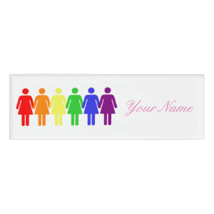 Badge D'identification droits des femmes 2017 LGBTQIA