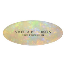 Elegant Opal Stone Texture Employee/ Staff