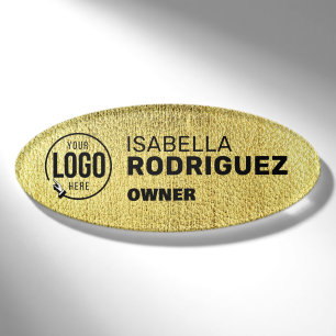 Badge D'identification Employé de la société magnétique Personnaliser sur