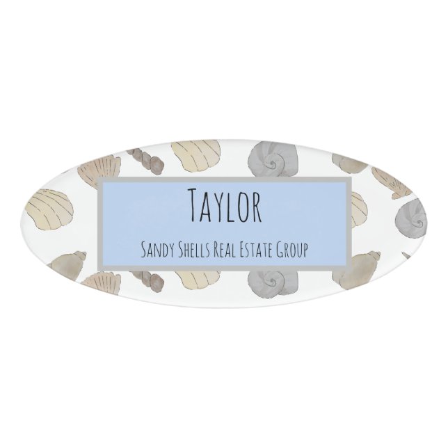 Badge D'identification Employé des coques de mer côtières (Devant)