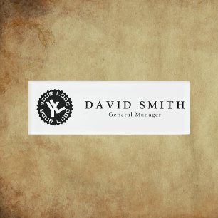 Badge D'identification Employé du logo d'entreprise personnalisé