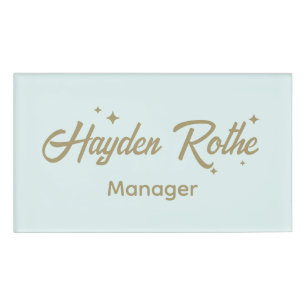 Badge D'identification Employé du script rétro