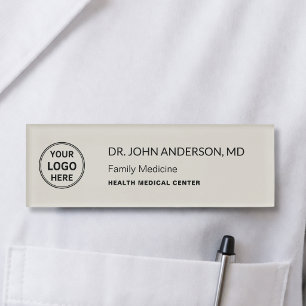 Badge D'identification Étiquette de nom de clinique médicale de soins de