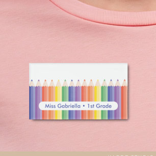 Badge D'identification Étiquette magnétique personnalisée pour enseignant