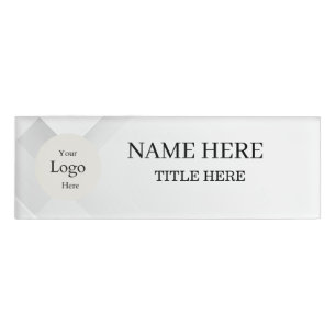 Badge D'identification Étiquette nominative aimantée pour employé avec lo