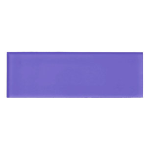 Badge D'identification Étiquette nominative longue bleu ardoise personnal