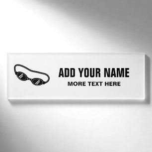 Badge D'identification Étiquette nominative magnétique personnalisée pour