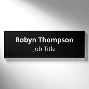 Badge D'identification Étiquette nominative professionnelle en acrylique