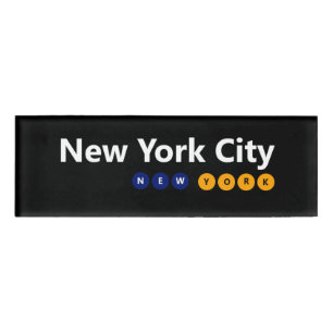 Badge D'identification Étiquette nommée de New York City, New York