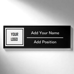 Badge D'identification Étiquette personnalisée de raison sociale