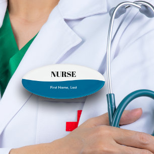 Badge D'identification Étiquettes de nom médicales Modernes pour Infirmiè