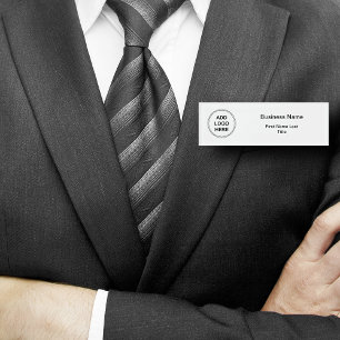 Badge D'identification Étiquettes Nom de l'agent du logo immobilier