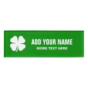 Badge D'identification Étiquettes nommées magnétiques de partie faite 