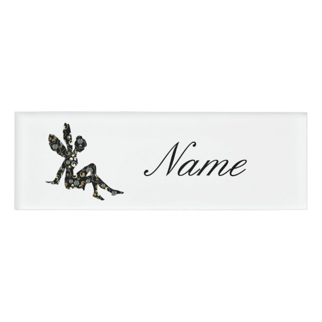 Badge D'identification Fairy Silhouette Thunder_Cove (Devant)