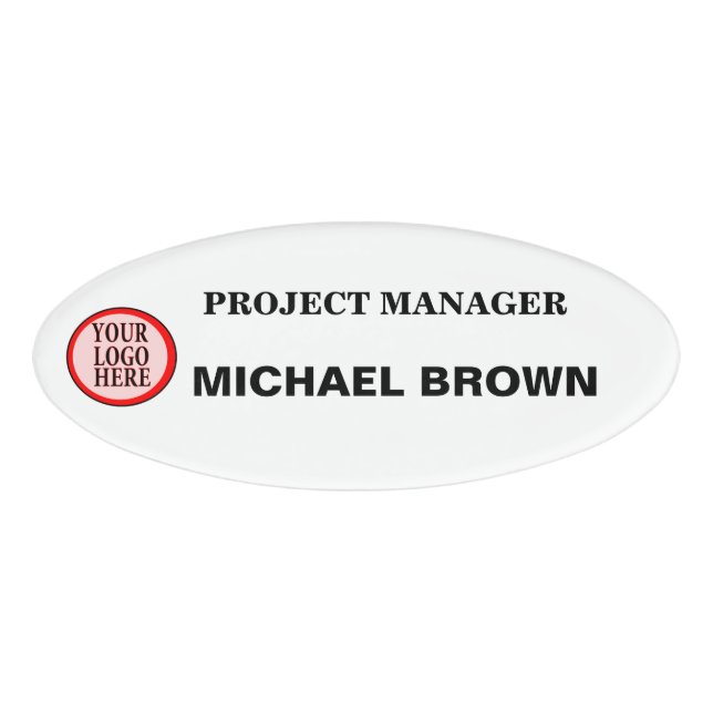 Badge D'identification Faites une étiquette nommée personnalisée avec le (Devant)