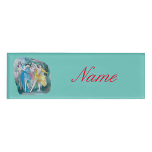 Badge D'identification Fille Ballerina Dancers Thunder_Cove