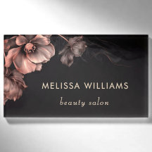 Fleurs roses brillantes noires