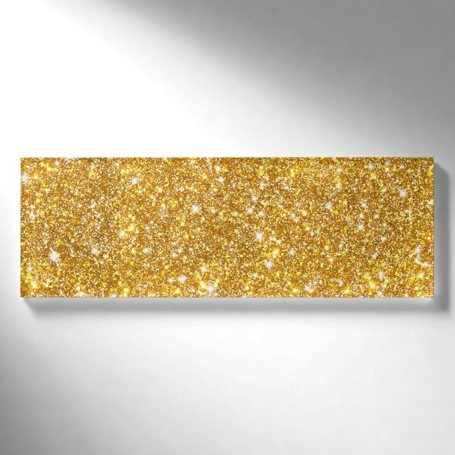 Badge D'identification Girly moderne de motif de parties scintillantes de (Devant)