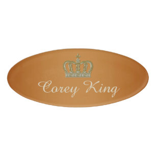 Badge D'identification Golden Royal Crown III + votre backgr. & idées