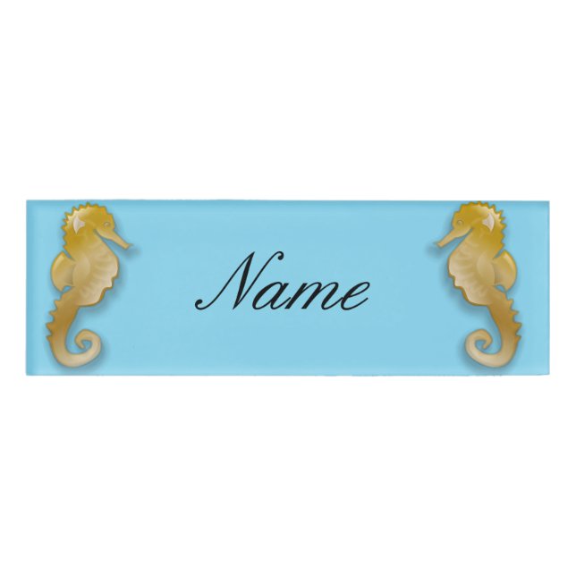 Badge D'identification Golden Seahorse Thunder_Cove (Devant)