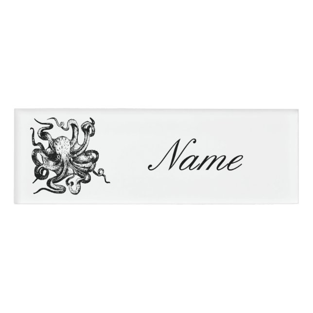 Badge D'identification Grosse pieuvre Thunder_Cove (Devant)
