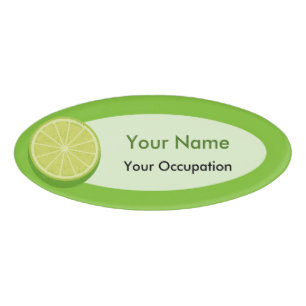 Badge D'identification Halte Lime