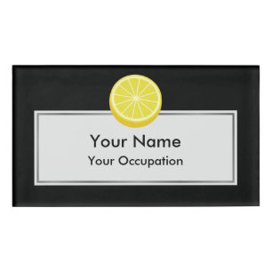Badge D'identification Halve Lemon