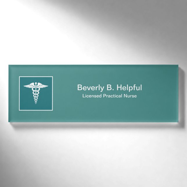 Badge D'identification Infirmier auxiliaire autorisé Médicale (Devant)