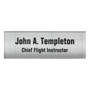 Badge D'identification Instructeur de vol