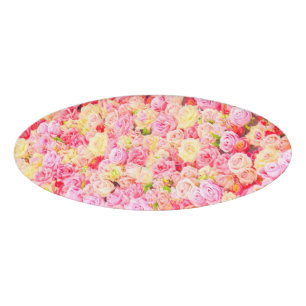 Badge D'identification Jardin de roses
