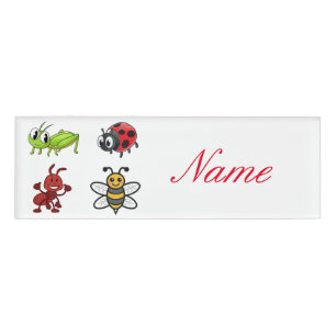 Badge D'identification Kawaii insecte Thunder_Cove