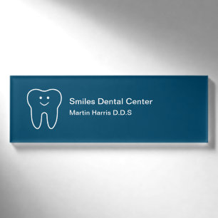 Badge D'identification Le personnel administratif de dentiste bougent