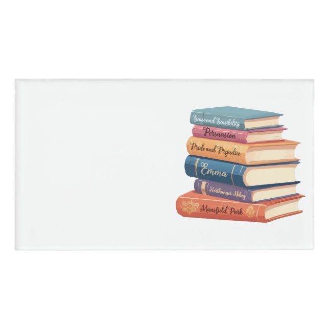 Badge D'identification Les romans de Jane Austen VII (Devant)