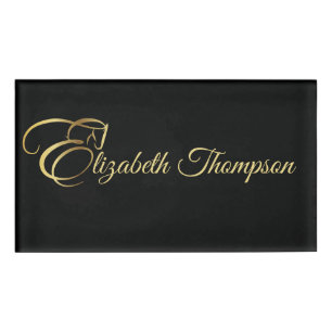 Badge D'identification Lettre monogramme E Cheval en or