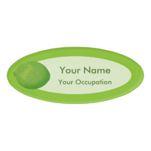 Badge D'identification Lime