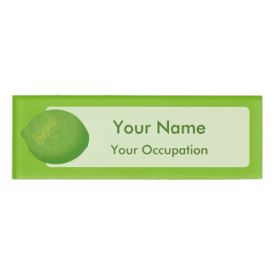 Badge D'identification Lime