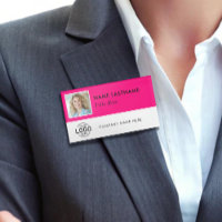 Logo de photo personnalisé ID magnétique grand ros
