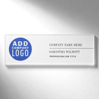 Badge D'identification Logo de votre entreprise Employés du personnel
