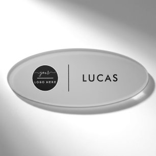 Badge D'identification Logo d'entreprise personnalisé Nom du personnel de