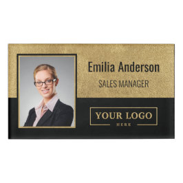 Badge D'identification Logo d'entreprise personnalisé Photo d'employé d'e