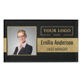Badge D'identification Logo d'entreprise personnalisé Photo d'employé d'e