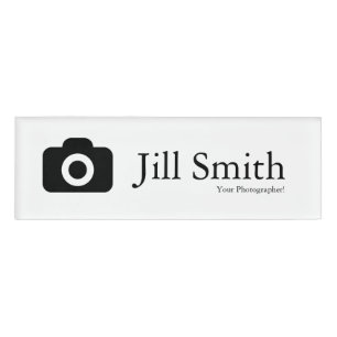 Badge D'identification Logo du photographe