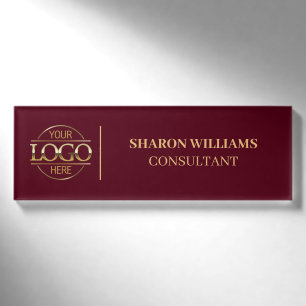 Badge D'identification Logo personnalisé de l'entreprise pour le personne