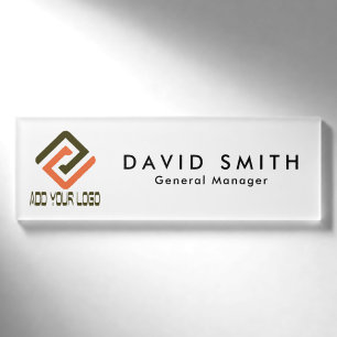 Badge D'identification Logo personnalisé Employé Magnétique
