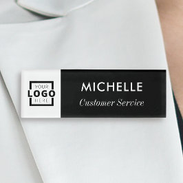 Badge D'identification Logo personnalisé Nom du personnel de l'entreprise